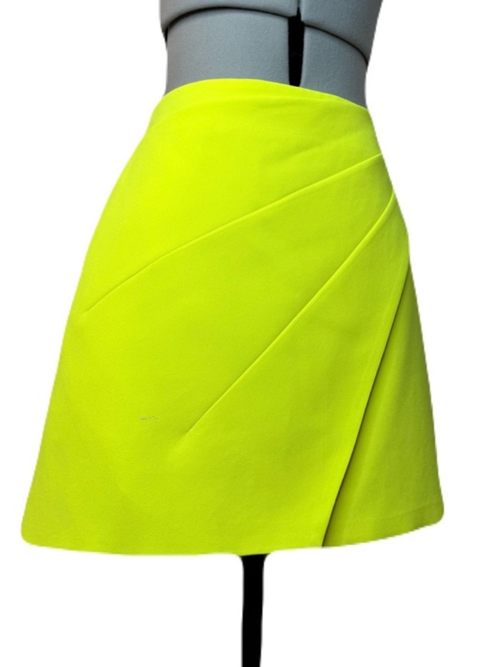 Alice + Olivia Neon Lime Mini Skirt XS